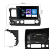 Honda Civic autoradio navigatie | Android 10.1 | 2007 t/m 2011 | CarPlay & Android Auto