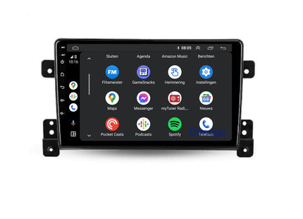 Suzuki Grand Vitara 3 CarPlay autoradio | 2006 t/m 2014 | Denago DNG-A171 | 9 inch | Android 13 | Draadloos CarPlay & Android Auto
