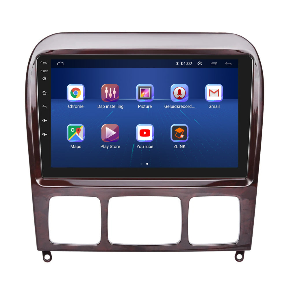 Mercedes Clase S | Android 13 l Radio de coche | 1999 a 2005 | Carplay y Android Auto