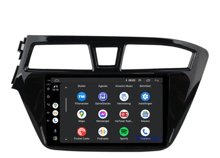 Hyundai i20 CarPlay autoradio | 2015 t/m 2019 | Denago DNG-A142 | 9 inch | Android 13 | Draadloos CarPlay & Android Auto