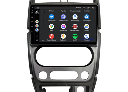 Suzuki Jimny CarPlay car radio | 2007 to 2012 | Denago DNG-A334 | 9 inch | Android 13 | Wireless CarPlay & Android Auto