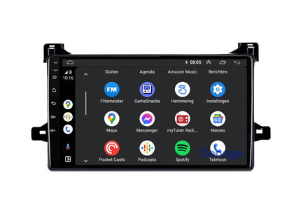 Toyota Prius CarPlay autoradio | 2016 t/m 2018 | Denago DNG-A311 | 9 inch | Android 13 | Draadloos CarPlay & Android Auto