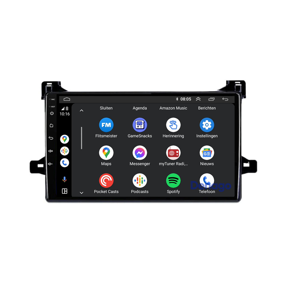 Autoradio Toyota Prius compatible CarPlay | 2016 à 2018 | Denago DNG-A311 | Écran 9 pouces | Android 13 | CarPlay sans fil & Android Auto