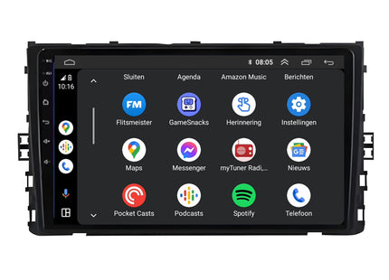 Volkswagen Tiguan | Android 13 | Autoradio | 2016 t/m 2023 | CarPlay & Android Auto | 2+64GB