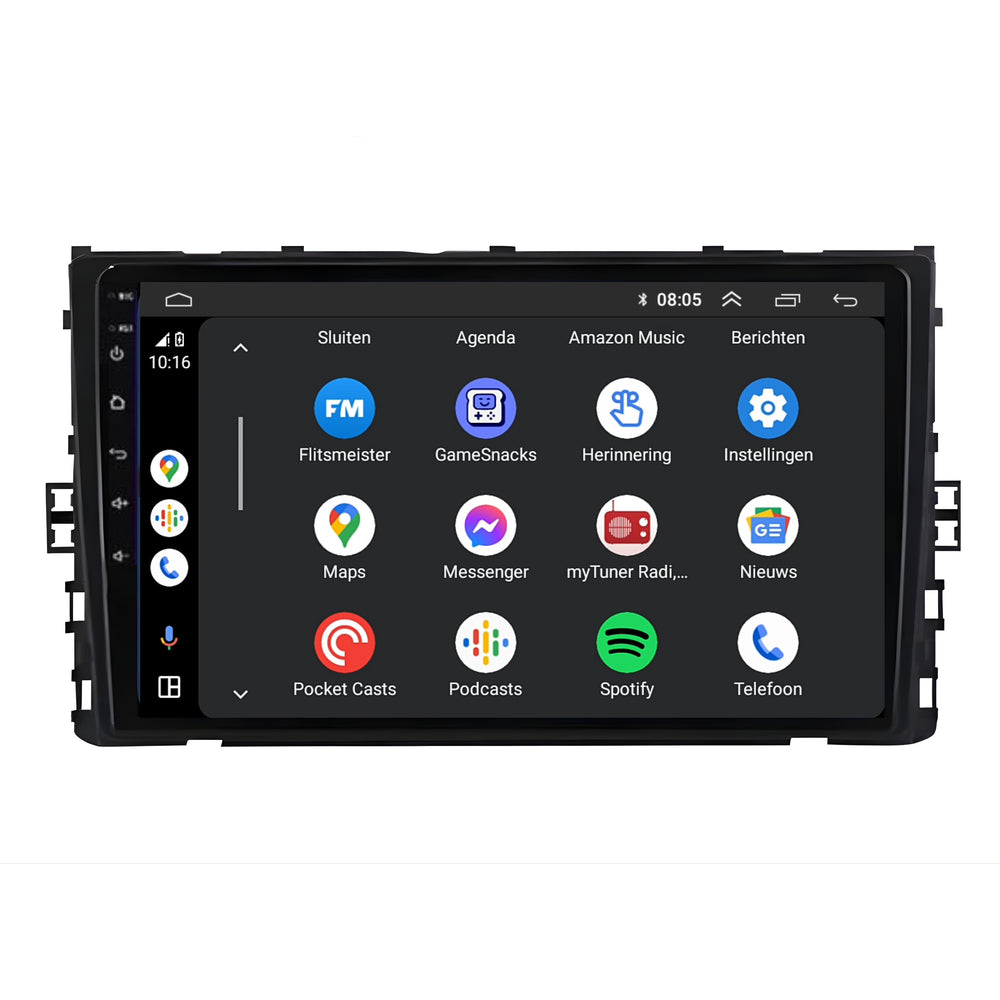 Volkswagen Tiguan | Android 13 | Autoradio | 2016 t/m 2023 | CarPlay & Android Auto | 2+64GB