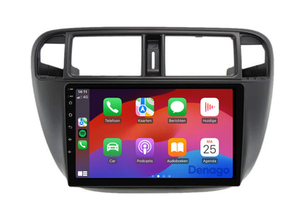 Honda Civic CarPlay autoradio | 1996 t/m 2000 | Denago DNG-A306 | 9 inch | Android 13 | Draadloos CarPlay & Android Auto