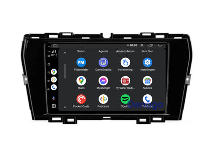 SsangYong Tivoli CarPlay autoradio | 2019 t/m 2021 | Denago DNG-A254 | 9 inch | Android 13 | Draadloos CarPlay & Android Auto