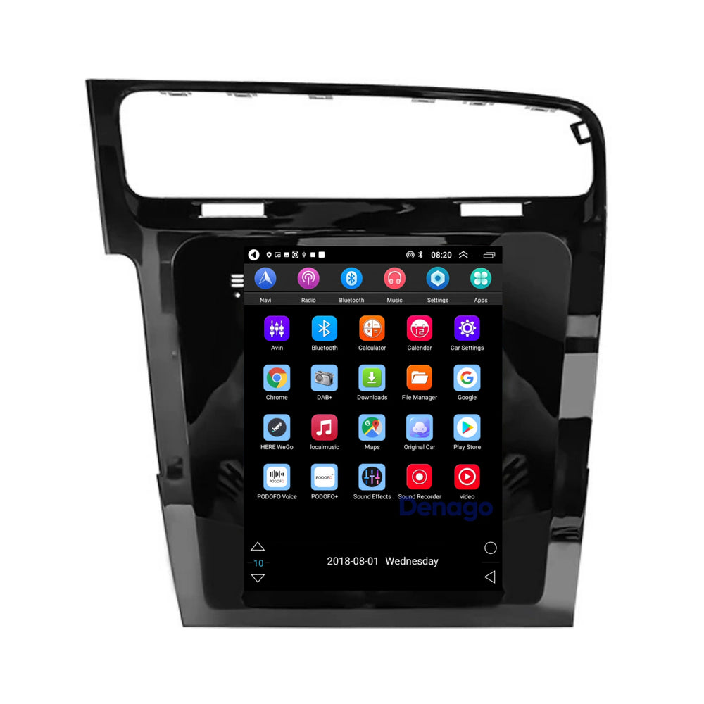 Volkswagen Golf 7 | 2012 t/m 2016 | Carplay & Android auto | Android 13 Autoradio Navigatie