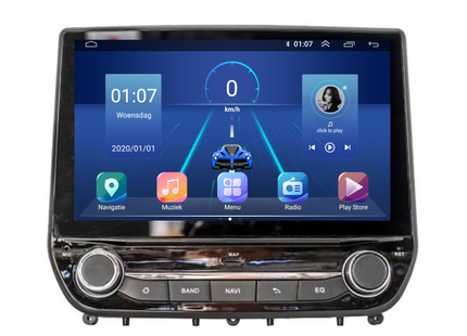 Ford Fiesta | Android 13 | Autoradio | 2017 t/m 2023 | CarPlay & Android Auto