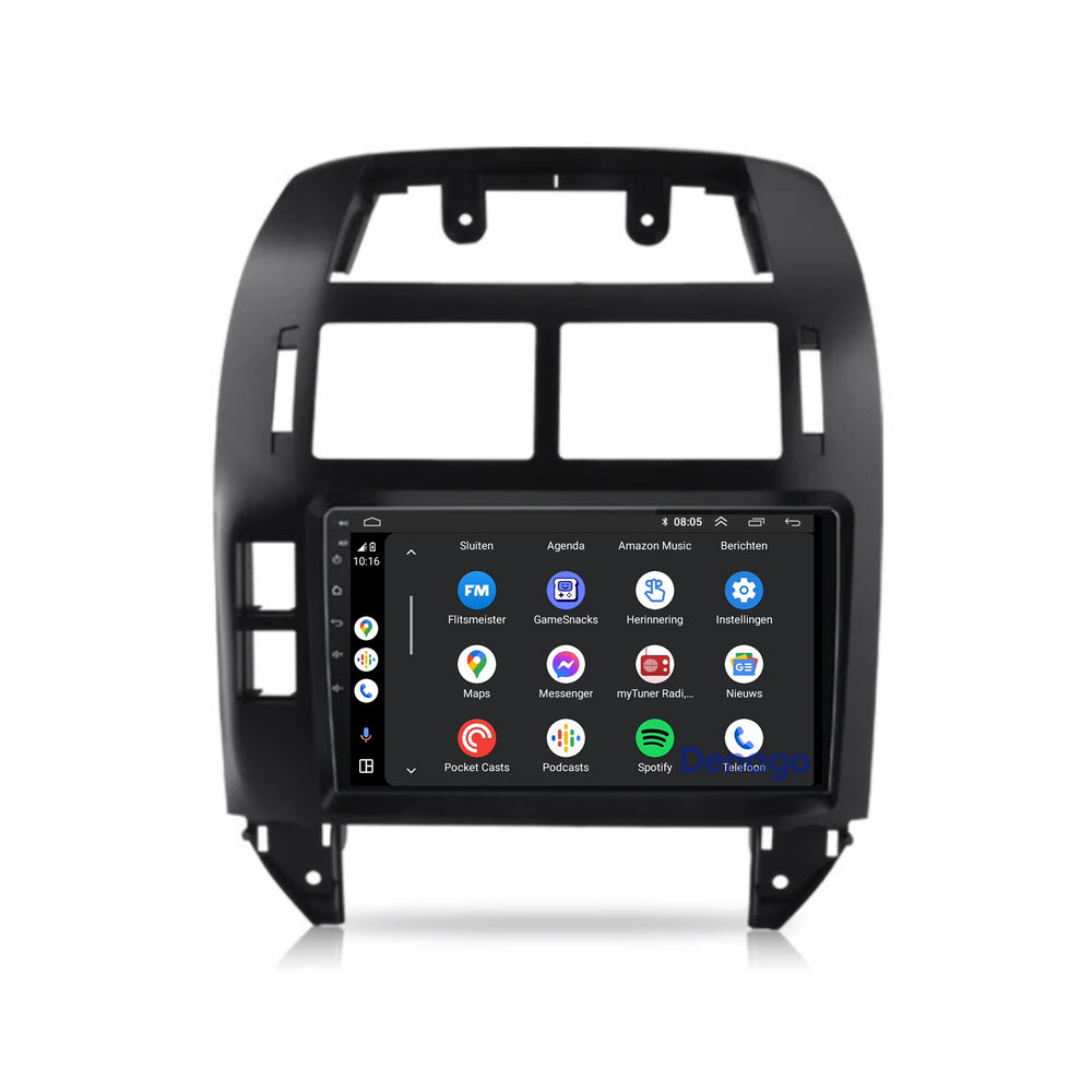 Radio para coche Volkswagen Polo CarPlay | 2002 a 2009 | Denago DNG-A239 | 9 pulgadas | Androide 13 | CarPlay inalámbrico y Android Auto