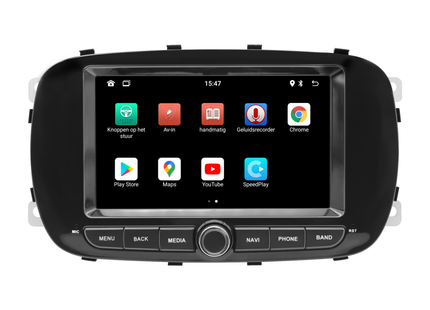 Fiat 500X | CarPlay & Android Auto | autoradio | 2015 t/m 2023 | Android 13 | 4+64GB