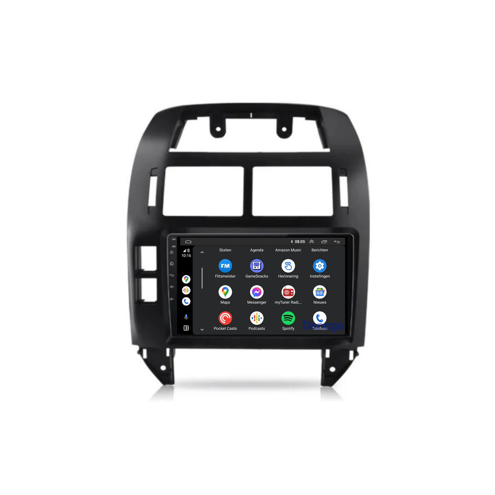 Radio para coche Volkswagen Polo CarPlay | 2002 a 2009 | Denago DNG-A239 | 9 pulgadas | Androide 13 | CarPlay inalámbrico y Android Auto