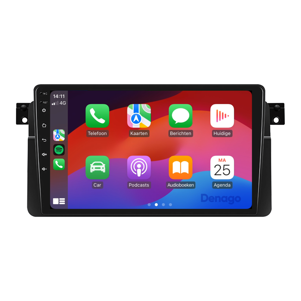 BMW 3 Series E46 CarPlay car radio | 1999 to 2005 | Denago DNG-A23 | 9 inches | Android 13 | Wireless CarPlay & Android Auto