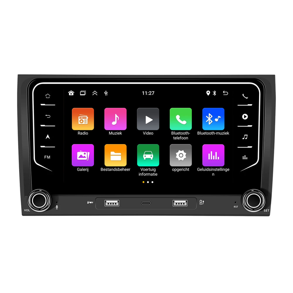 Audi A4 CarPlay Autoradio | Android 13 | 2GB + 64GB | 2000 t/m 2009 | Android Auto