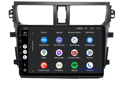 Suzuki Celerio CarPlay autoradio | 2015 t/m 2020 | Denago DNG-A157 | 9 inch | Android 13 | Draadloos CarPlay & Android Auto