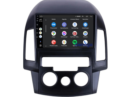 Hyundai i30 CarPlay autoradio | 2007 t/m 2012 | Denago DNG-A191 | 9 inch | Android 13 | Draadloos CarPlay & Android Auto