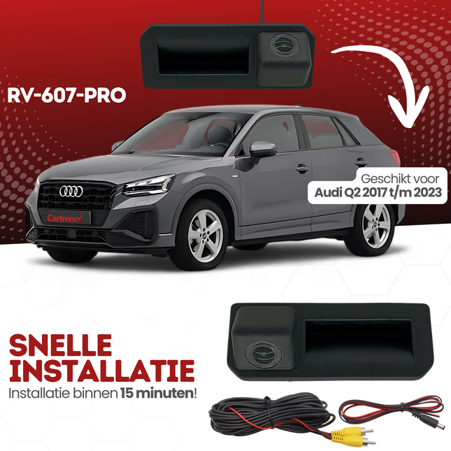 Audi Q2 Achteruitrijcamera | 2017 t/m 2023 | Nachtzicht & HD Beeld