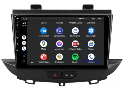 Opel Grandland X CarPlay autoradio | 2016 t/m 2020 | Denago DNG-A329 | 9 inch | Android 13 | Draadloos CarPlay & Android Auto
