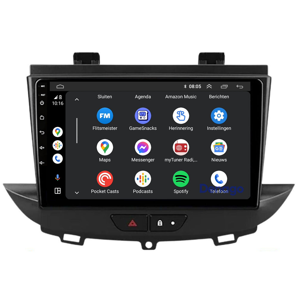 Opel Grandland 2016 a 2020 | Denago DNG-A329 | 9 pulgadas | Androide 13 | CarPlay inalámbrico y Android Auto