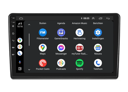 CarPlay Fiat Ducato | Citroën Jumper | Peugeot Boxer | Android 13 | Autoradio | 2006 t/m 2021 | Carplay & Android Auto
