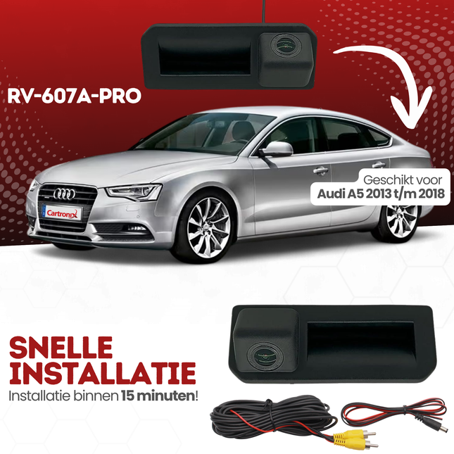 Audi A5 Achteruitrijcamera | 2013 t/m 2018 | Nachtzicht & HD Beeld