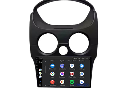 Chevrolet Spark CarPlay autoradio | 2010 t/m 2017 | Denago DNG-A305 | 9 inch | Android 13 | Draadloos CarPlay & Android Auto