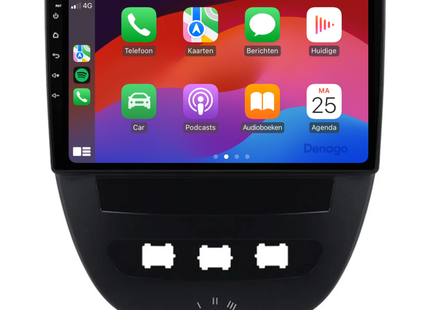 Toyota Aygo Autoradio | 2005 t/m 2013 | Android 13 & CarPlay