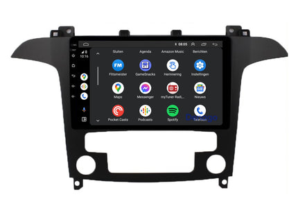 Ford S-Max CarPlay autoradio | 2006 t/m 2008 | Denago DNG-A134 | 9 inch | Android 13 | Draadloos CarPlay & Android Auto