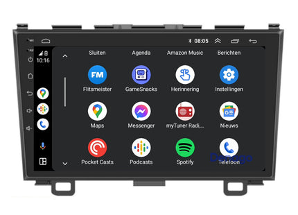 Honda CR-V CarPlay autoradio | 2007 t/m 2012 | Denago DNG-A100 | 9 inch | Android 13 | Draadloos CarPlay & Android Auto