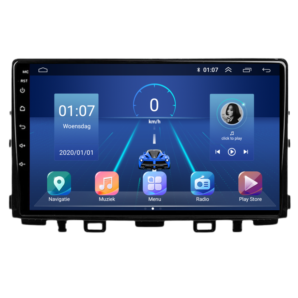 Kia Rio | Android 13 | Autoradio | 2017 t/m 2020 | Carplay & Android Auto