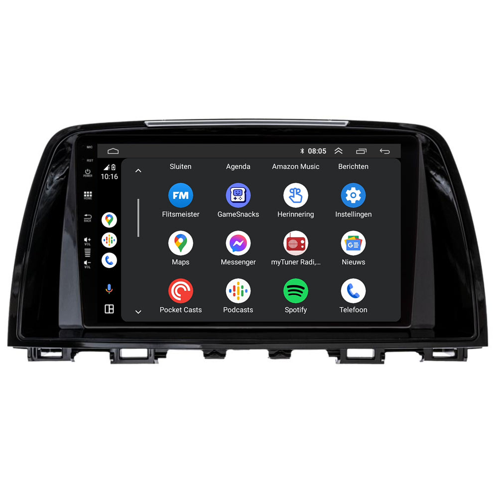 Mazda 6 | Android 13 | Autoradio | 2012 t/m 2015 | CarPlay & Android Auto