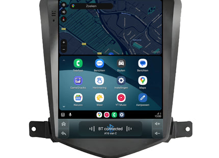Cartronix Chevrolet Cruze | 2009 t/m 2015 | Autoradio Navigatie | Apple CarPlay & Android Auto | Android 13 | Groot HD Scherm