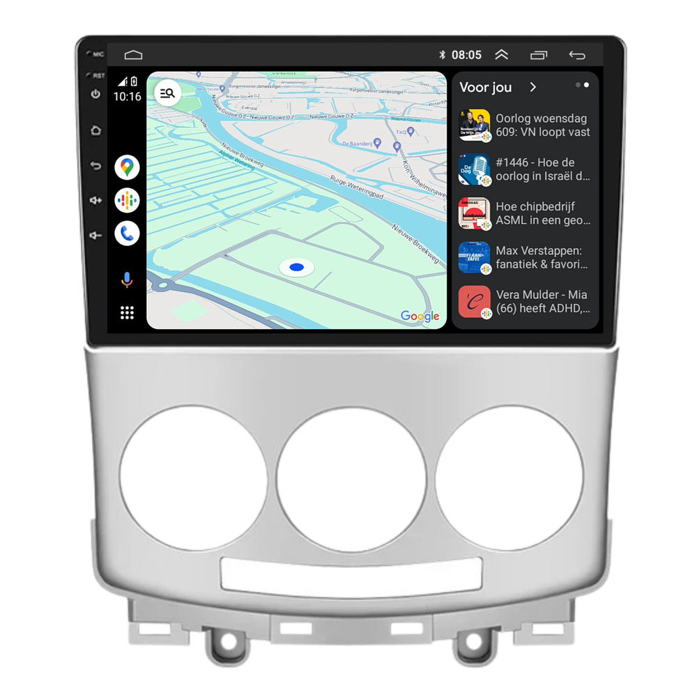 Mazda 5 | Android 13 | Autoradio | 2005 t/m 2010 | CarPlay & Android Auto