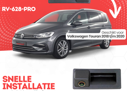 Volkswagen Touran Achteruitrijcamera | 2018 t/m 2020 | Nachtzicht & HD Beeld