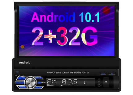 Denago 1Din uitklapbare scherm autoradio | Android 10.1