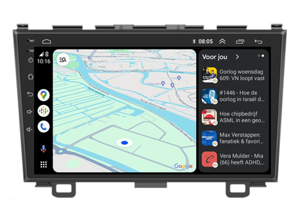 Honda CR-V | Android 13 | Autoradio | 2007 t/m 2012 | CarPlay & Android Auto