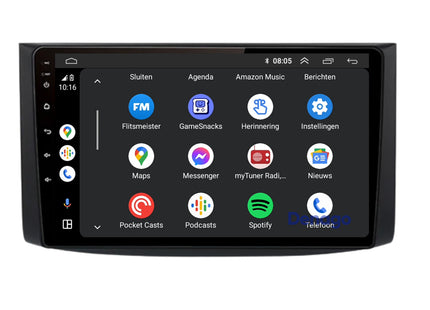 Chevrolet Aveo CarPlay autoradio | 2006 t/m 2012 | Denago DNG-A184 | 9 inch | Android 13 | Draadloos CarPlay & Android Auto