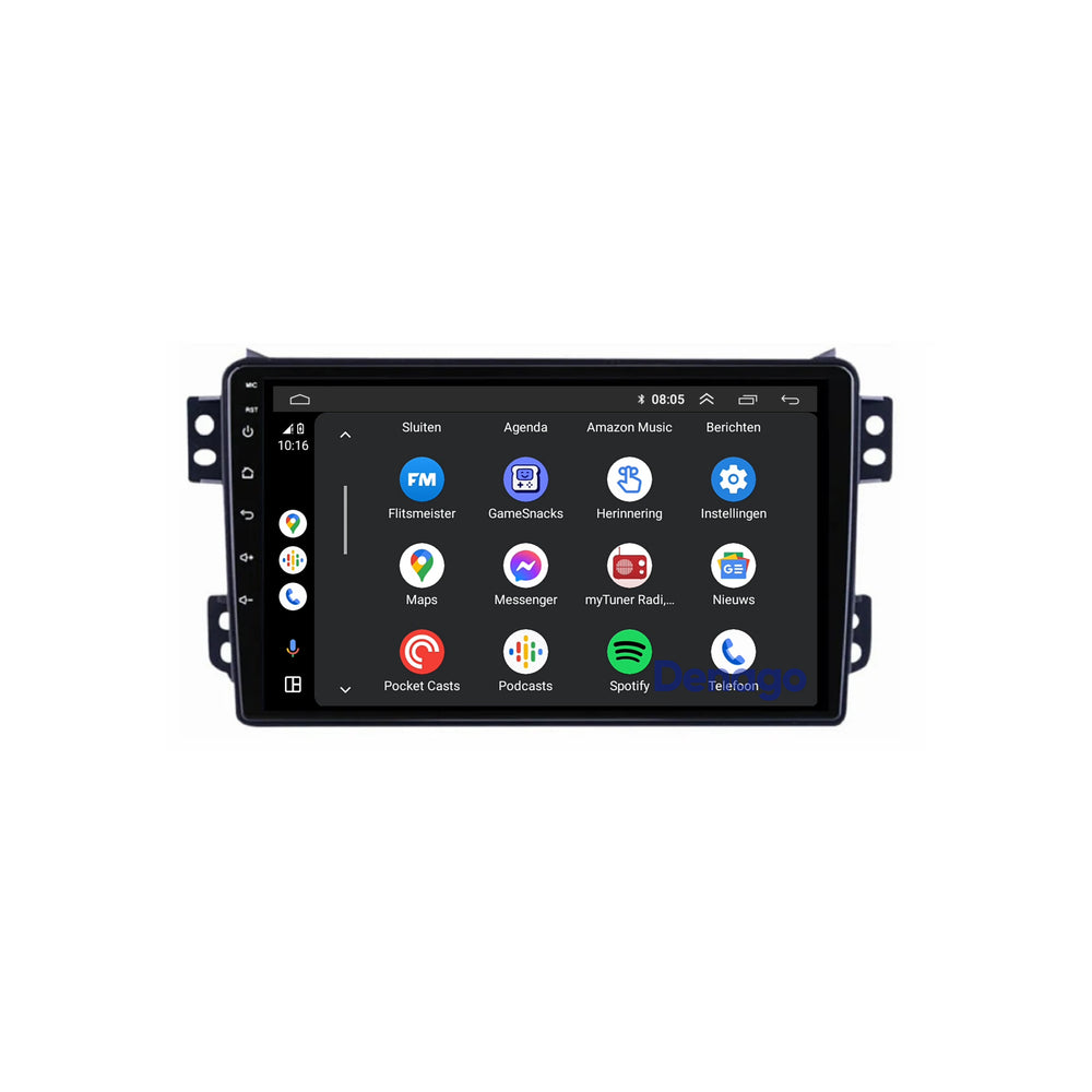 Radio de coche Opel Agila CarPlay | 2008 a 2015 | Denago DNG-A245 | 9 pulgadas | Androide 13 | CarPlay inalámbrico y Android Auto