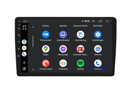 Audi A4 CarPlay autoradio | 2000 t/m 2013 | Denago DNG-A194 | 9 inch | Android 13 | Draadloos CarPlay & Android Auto