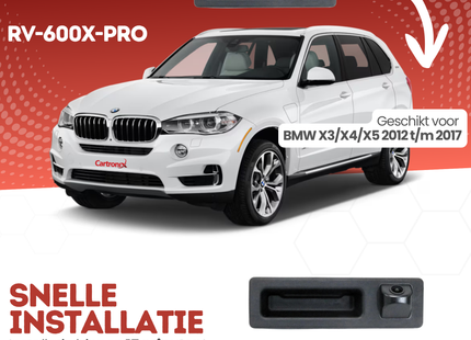 BMW X3/X4/X5 Achteruitrijcamera | 2012 t/m 2017 | Nachtzicht & HD Beeld