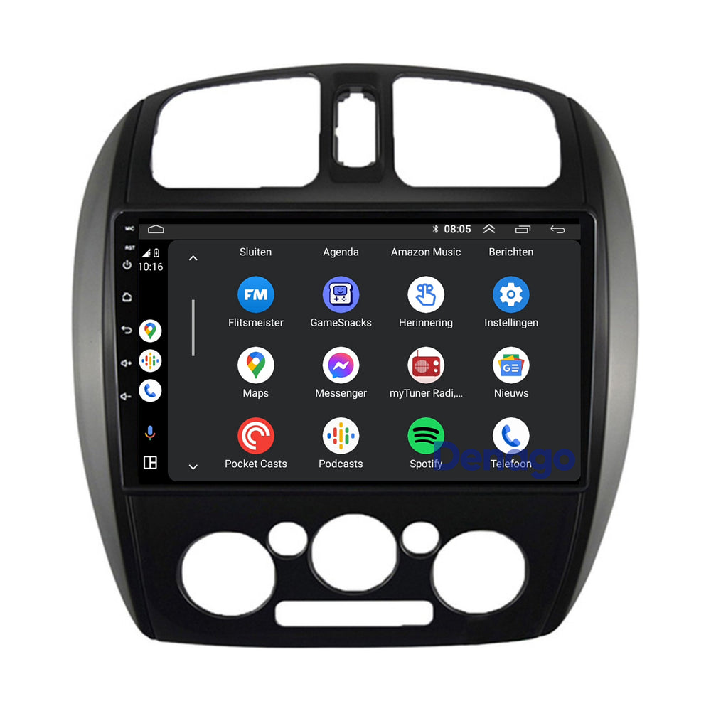 Radio para coche Mazda 323 CarPlay | 2003 a 2009 | Denago DNG-A300 | 9 pulgadas | Androide 13 | CarPlay inalámbrico y Android Auto