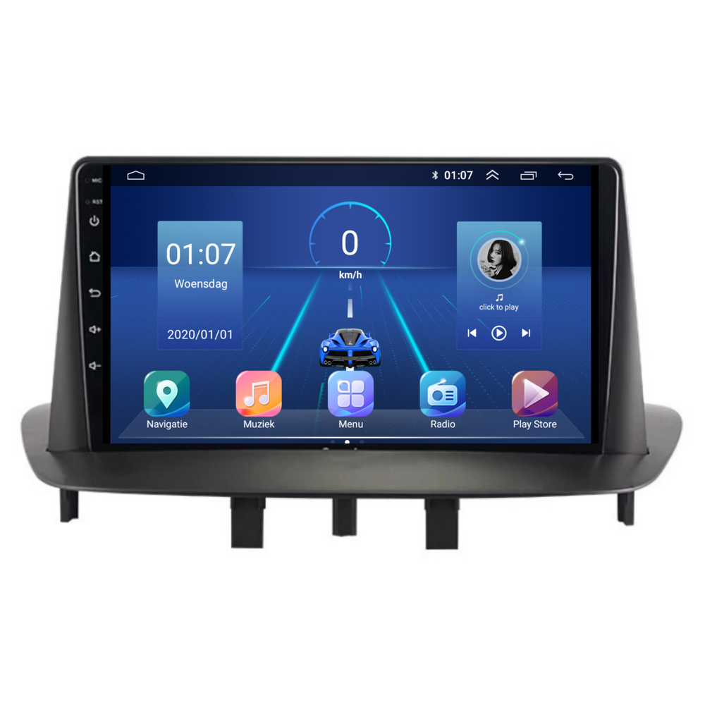 Renault Mégane 3 | Fluencia | Androide 13 | Radio de coche | 2008 a 2016 | Carplay y Android Auto