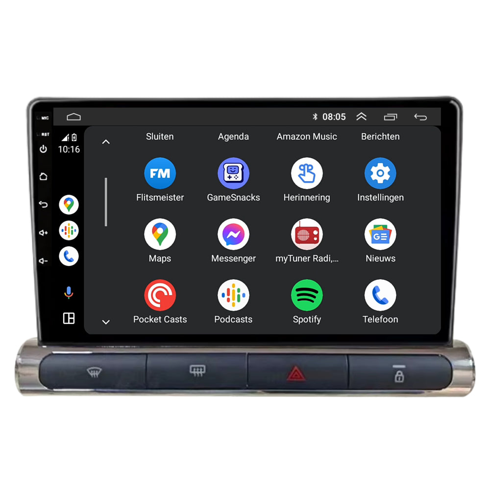 Citroen C3 Android Car Radio | 2016 to 2024 | CarPlay & Android car | 4 buttons