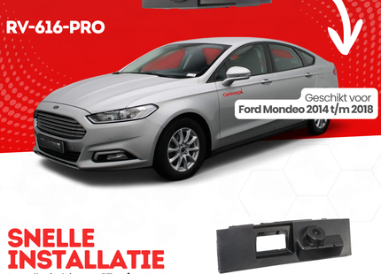 Ford Mondeo Achteruitrijcamera | 2014 t/m 2018 | Nachtzicht & HD Beeld