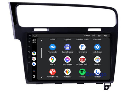 Volkswagen Golf 7 CarPlay autoradio | 2012 t/m 2020 | Denago DNG-A309 | 9 inch | Android 13 | Draadloos CarPlay & Android Auto