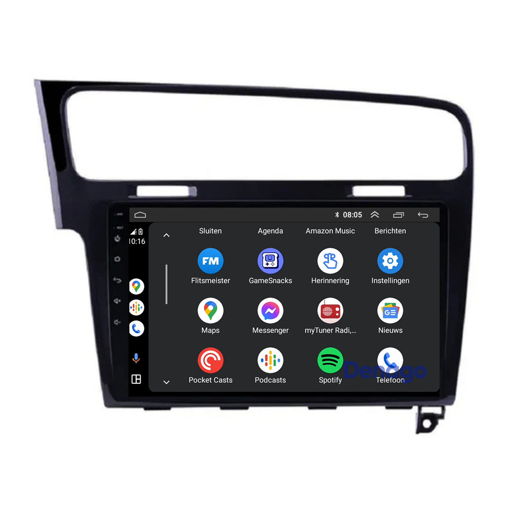 Radio para coche Volkswagen Golf 7 CarPlay | 2012 a 2020 | Denago DNG-A309 | 9 pulgadas | Androide 13 | CarPlay inalámbrico y Android Auto