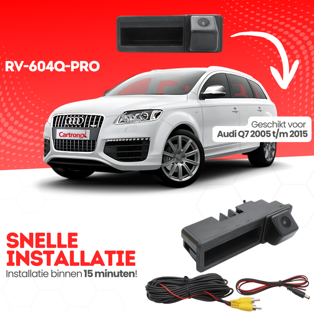 Audi Q7 Achteruitrijcamera | 2005 t/m 2015 | Nachtzicht & HD Beeld