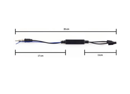 Dual FAKRA Radio Antenne Signaalversterker voor Volkswagen en Audi
