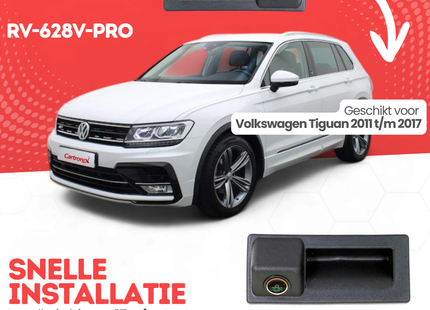 Volkswagen Tiguan Achteruitrijcamera | 2011 t/m 2017 | Nachtzicht & HD Beeld