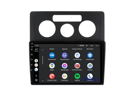Volkswagen Caddy CarPlay autoradio | 2004 t/m 2010 | Denago DNG-A240 | 9 inch | Android 13 | Draadloos CarPlay & Android Auto